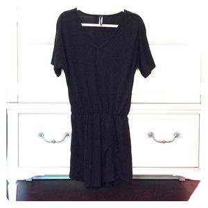 Black cotton dress